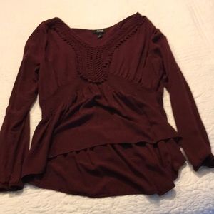Maroon blouse